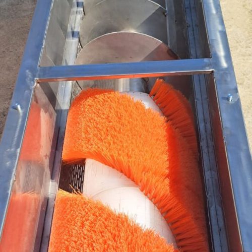 Машина для грубой и тонкой очистки черники, можжевельника и шиповника (плодоножкоотделитель + полировальная машина) | Система 2 в 1